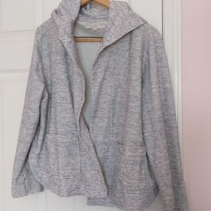 LOFT Knit Hooded Blazer